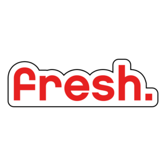 Fresh Sticker (Red)